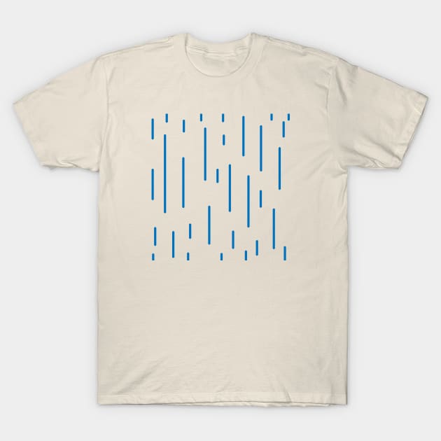 Blue lines T-Shirt by enflow